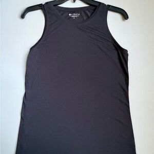 Athleta Black Crewneck Performance Tank